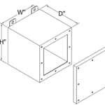 Type 4X Screw Cover Junction Box