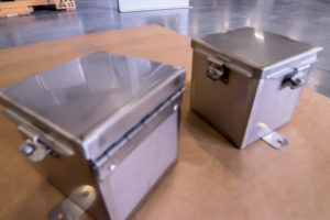 nema 4x Stainless Steel Boxes Hinged with Clamps