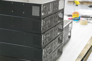 Rack mount server boxes