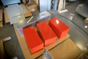 powder coated boxes